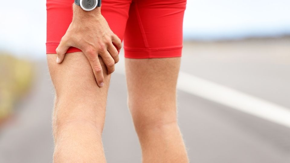 runner with hamstring pain