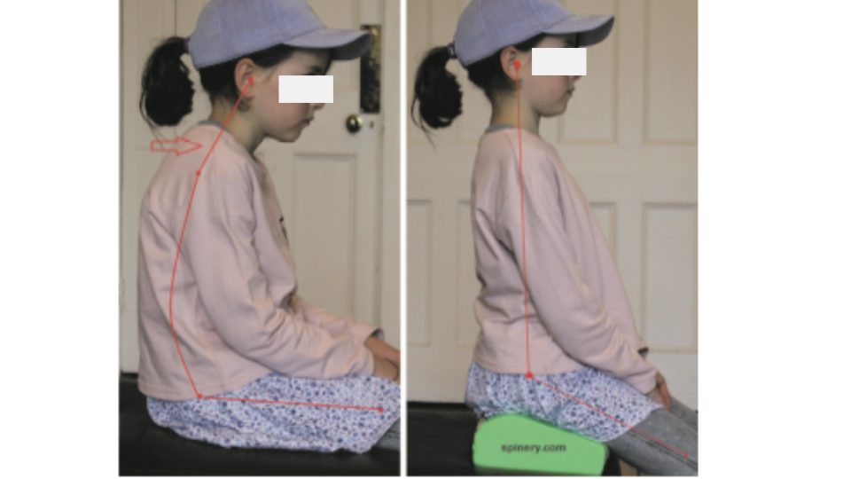 posture wedge for child