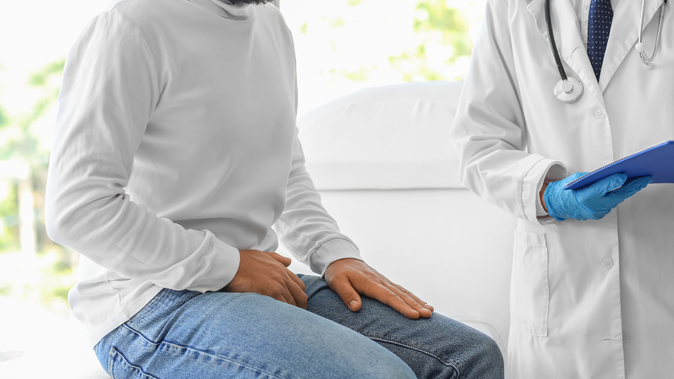 sitting or standing best for prostate